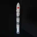 Long March 9 Rocket Model 1:196 Scale | Changzheng 9 Heavy-Lift Space Launch Vehicle | 3D Printed Starship Inspired Replica of China for Collectors, STEM